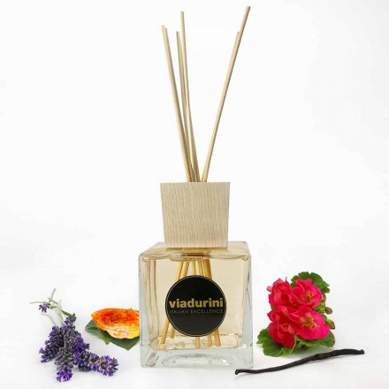 Odorizant de ambianță pentru parfum de ambră 500 ml cu bastoane - Romaeterna Viadurini