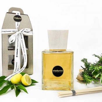 Odorizant de ambianță pentru parfum de bergamotă 2,5 Lt cu bastoane - Ladolcesicilia