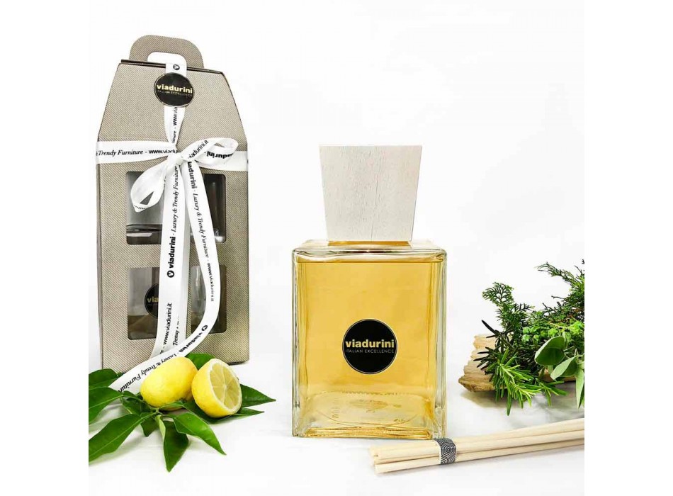 Odorizant de ambianță pentru parfum de bergamotă 2,5 Lt cu bastoane - Ladolcesicilia Viadurini