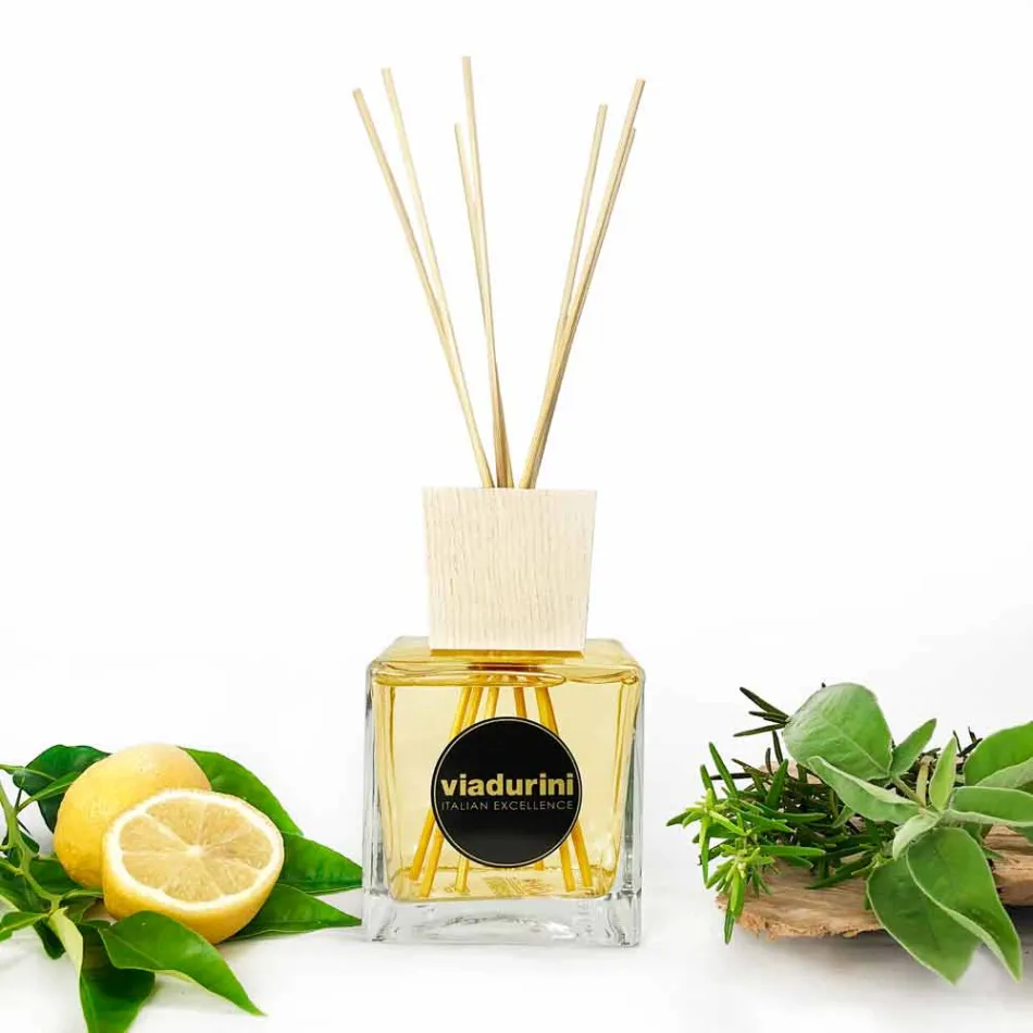Odorizant de acasă parfum de bergamotă 500 ml cu bastoane - Ladolcesicilia Viadurini