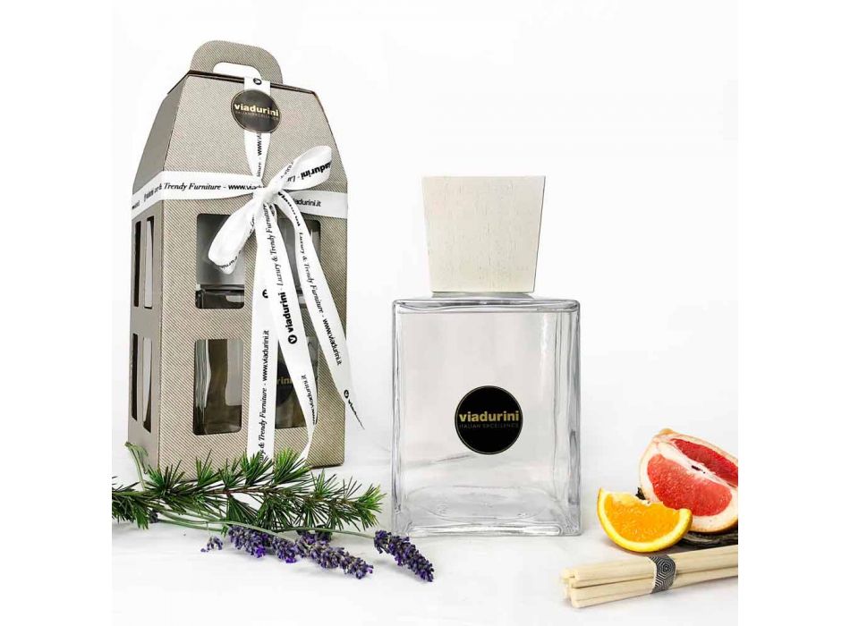 Parfum de cameră pentru lenjerie albă 2,5 Lt cu bețe - Cuoredifirenze Viadurini