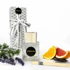 Parfum alb de in, 200 ml, cu bastoane - Cuoredifirenze Viadurini