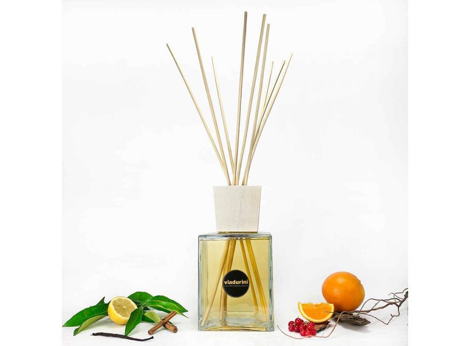 Parfum de cameră Mandarină și scorțișoară 2,5 Lt cu bețe - Lamaddalena Viadurini