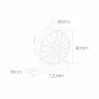 Spot LED de exterior de 5W cu finisaj gri aluminiu - Dayane Viadurini