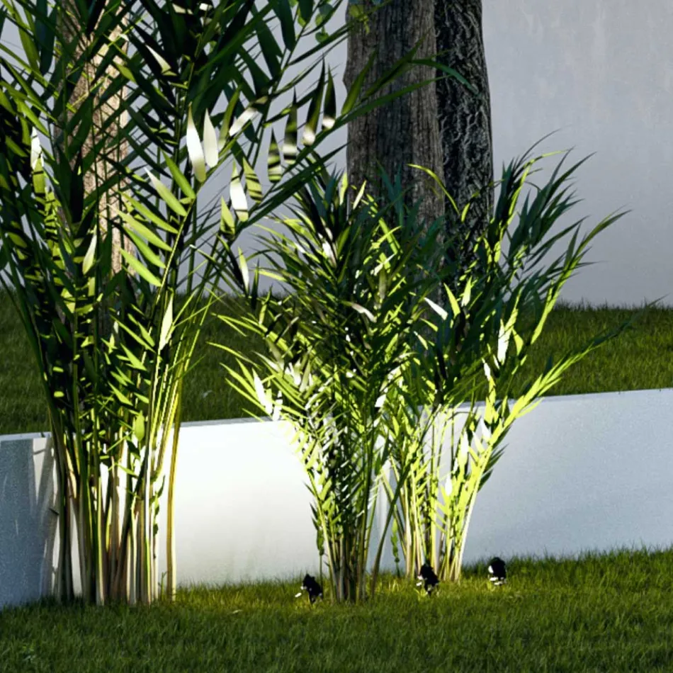 Spot Încastrat LED Proiector Aluminiu Negru Mat 4 Piese - Obrina Viadurini