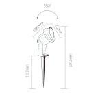 Spot Încastrat LED Proiector Aluminiu Negru Mat 4 Piese - Obrina Viadurini