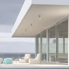 Plafoniera cu LED reglabila din aluminiu alb sau negru - Punct Viadurini