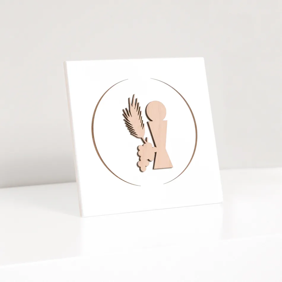 Poză mică care înfățișează Potirul de Împărtășanie Gravat Laser Made in Italy - Philippe Viadurini