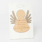 Poză mică înfățișând un înger mic cu spice de porumb Made in Italy - Greta Viadurini