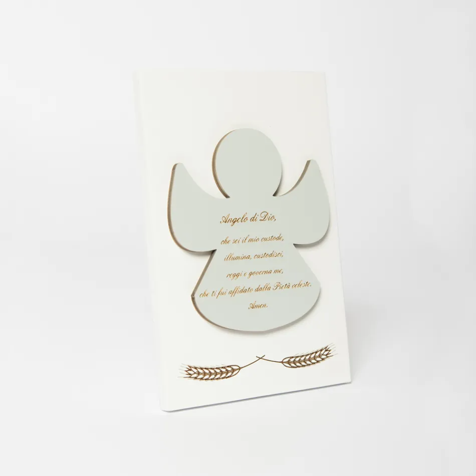 Imagine gravată cu laser a unui înger binecuvântat, realizată în Italia - Alain Viadurini