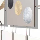 Cadru abstract cu cincisprezece panouri suspendate pe corzi Craig Viadurini