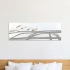 Pictură cu Forme Abstracte Realizată cu Laser Made in Italy - Grace Viadurini