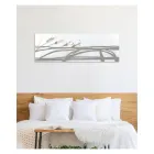 Pictură cu Forme Abstracte Realizată cu Laser Made in Italy - Grace Viadurini