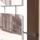 Panou cu panouri suspendate pe corzi decorate manual Mark Viadurini