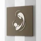 Imagine gravată cu laser a Madonei cu Copilul Made in Italy - Bashira Viadurini