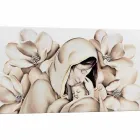 Panou modern de design în relief pe panza fabricat în Italia Sole Viadurini