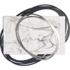 Imagine gravată cu laser cu sărutul Mariei către Isus, realizată în Italia - Sylvie Viadurini