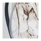 Imagine gravată cu laser cu sărutul Mariei către Isus, realizată în Italia - Sylvie Viadurini