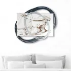 Imagine gravată cu laser cu sărutul Mariei către Isus, realizată în Italia - Sylvie Viadurini