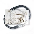 Imagine gravată cu laser cu sărutul Mariei către Isus, realizată în Italia - Sylvie Viadurini