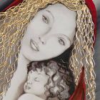 Madonna Pintdecor pictura Viadurini