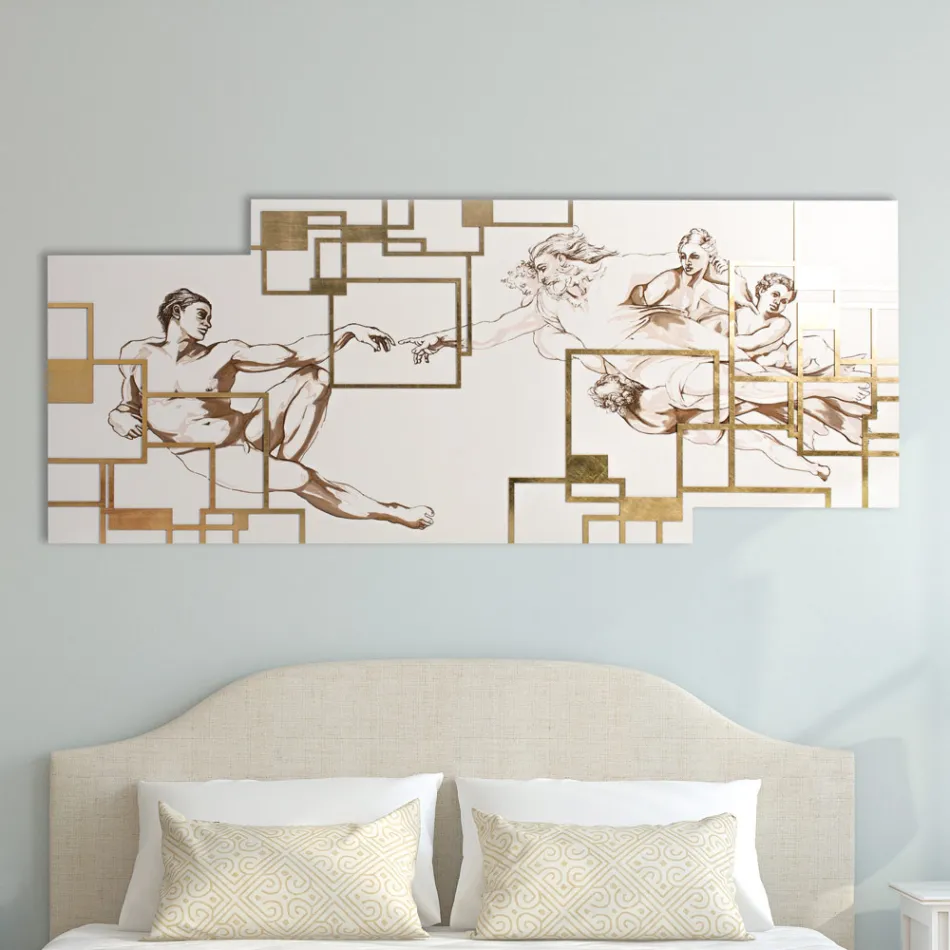 Imagine realizată cu laser care înfățișează creația Made in Italy - Pirucchio Viadurini