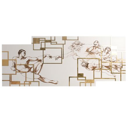 Imagine realizată cu laser care înfățișează creația Made in Italy - Pirucchio Viadurini