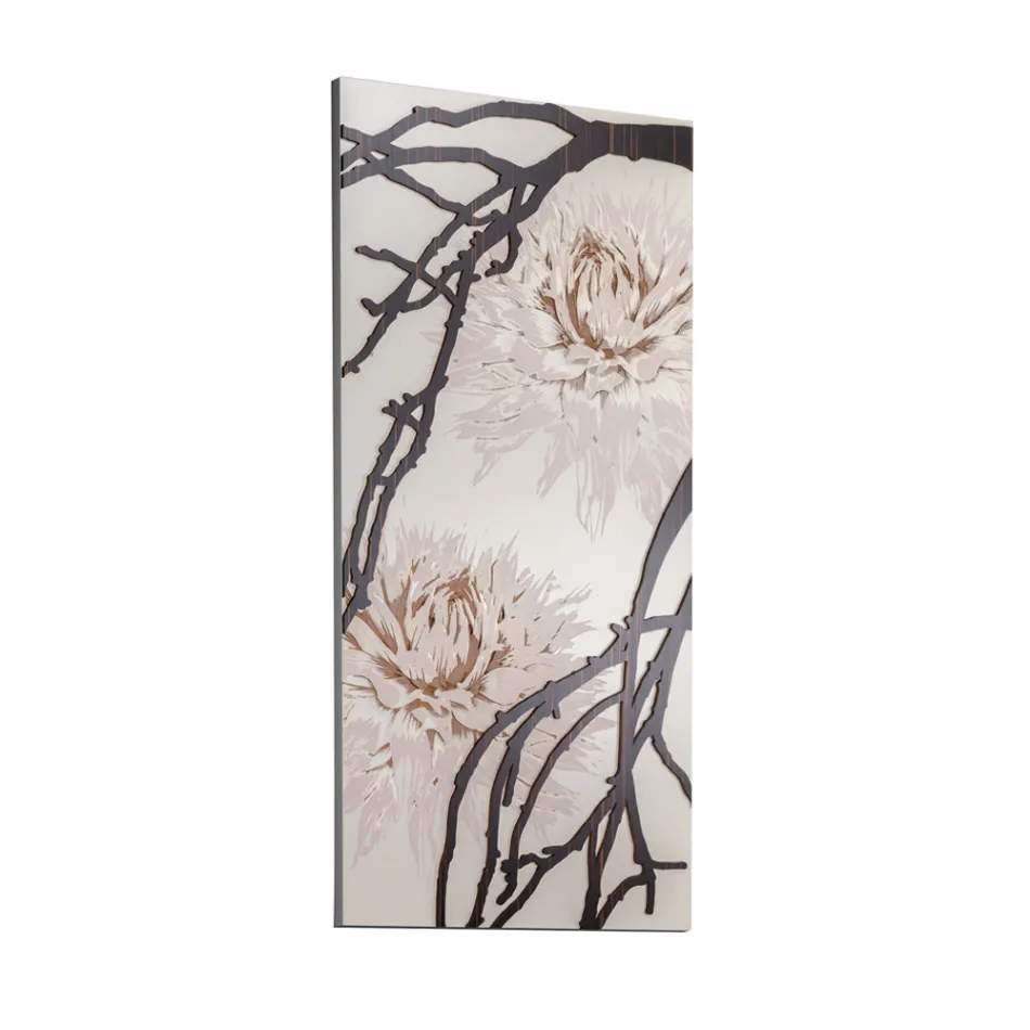 Poza realizata cu laser cu floare de dalie Made in Italy - Taka Viadurini