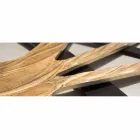 Rezumat panou dreptunghiular modern, cu panou din Ciad de perle Viadurini