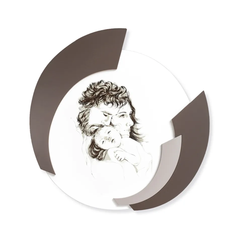 Poza rotunda Made in Laser a familiei Made in Italy - Margherita Viadurini