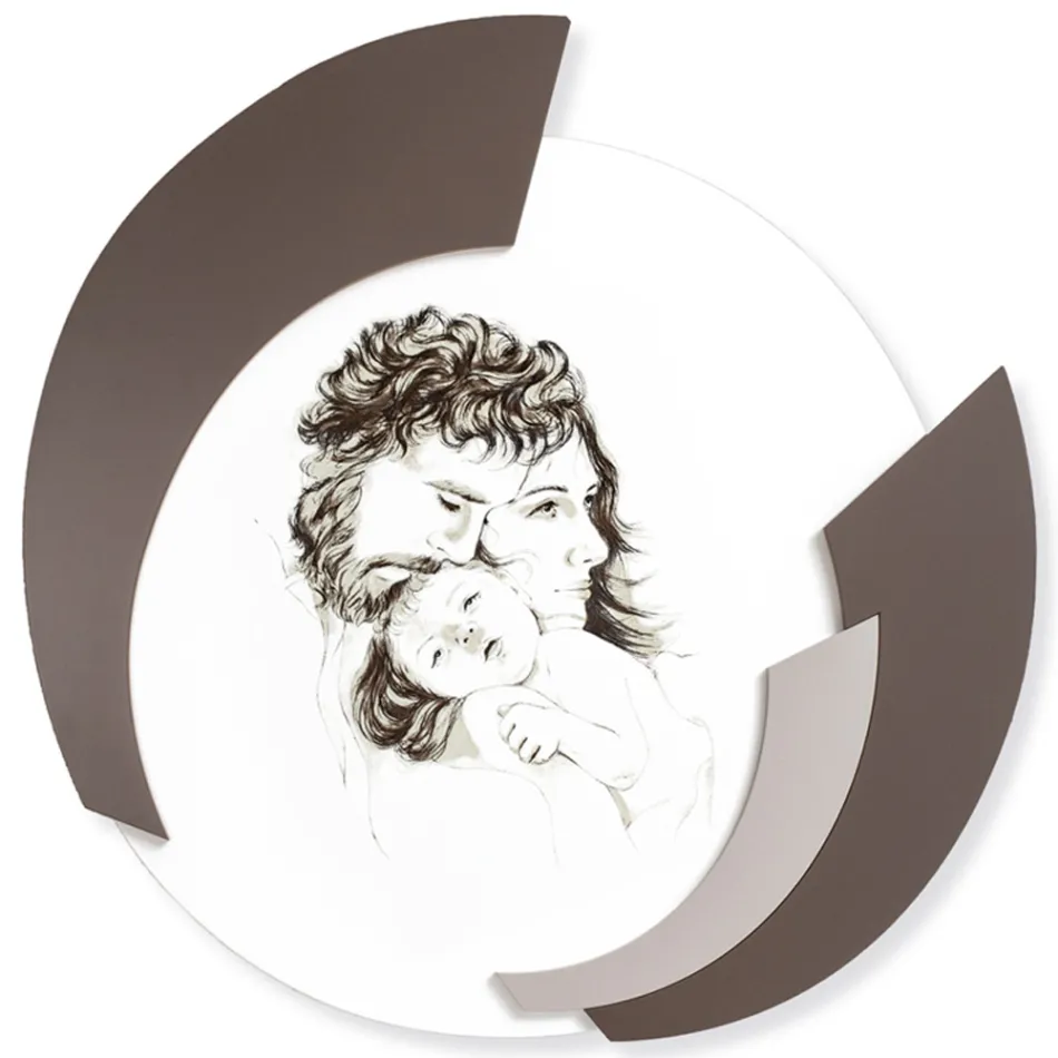 Poza rotunda Made in Laser a familiei Made in Italy - Margherita Viadurini