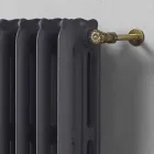 Radiator de design 5 elemente netede din fontă de la sol până la 1062 W - baroc Viadurini