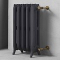 Radiator de design 5 elemente netede din fontă de la sol până la 914 W - baroc