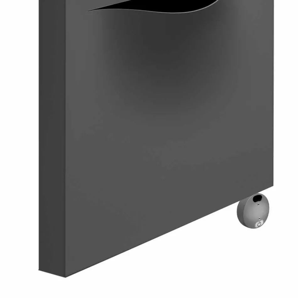 Radiator electric vertical în design modern din oțel de până la 1000 W - tăiat Viadurini