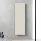 Radiator electric vertical Design minimal din oțel Gri ardezie 700 W - Gheață Viadurini