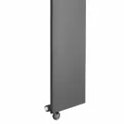 Radiator electric vertical Design minimal în oțel colorat 700 W - Gheață Viadurini