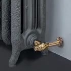 Radiator Hidraulic Fonta cu 3 Coloane Decorate - Vanilină Viadurini