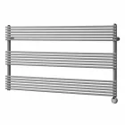 Radiator de perete cu design electric orizontal din oțel de până la 700 W - Nibbio Viadurini