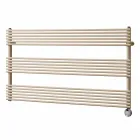 Radiator de perete cu design electric orizontal din oțel de până la 700 W - Nibbio Viadurini
