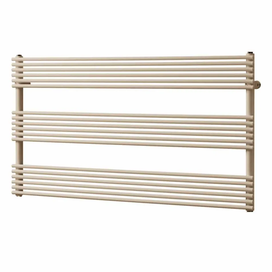 Încălzitor de prosoape cu radiator orizontal în design de oțel 750 W - Nibbio Viadurini