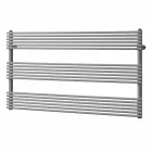 Încălzitor de prosoape cu radiator orizontal în design de oțel 750 W - Nibbio Viadurini