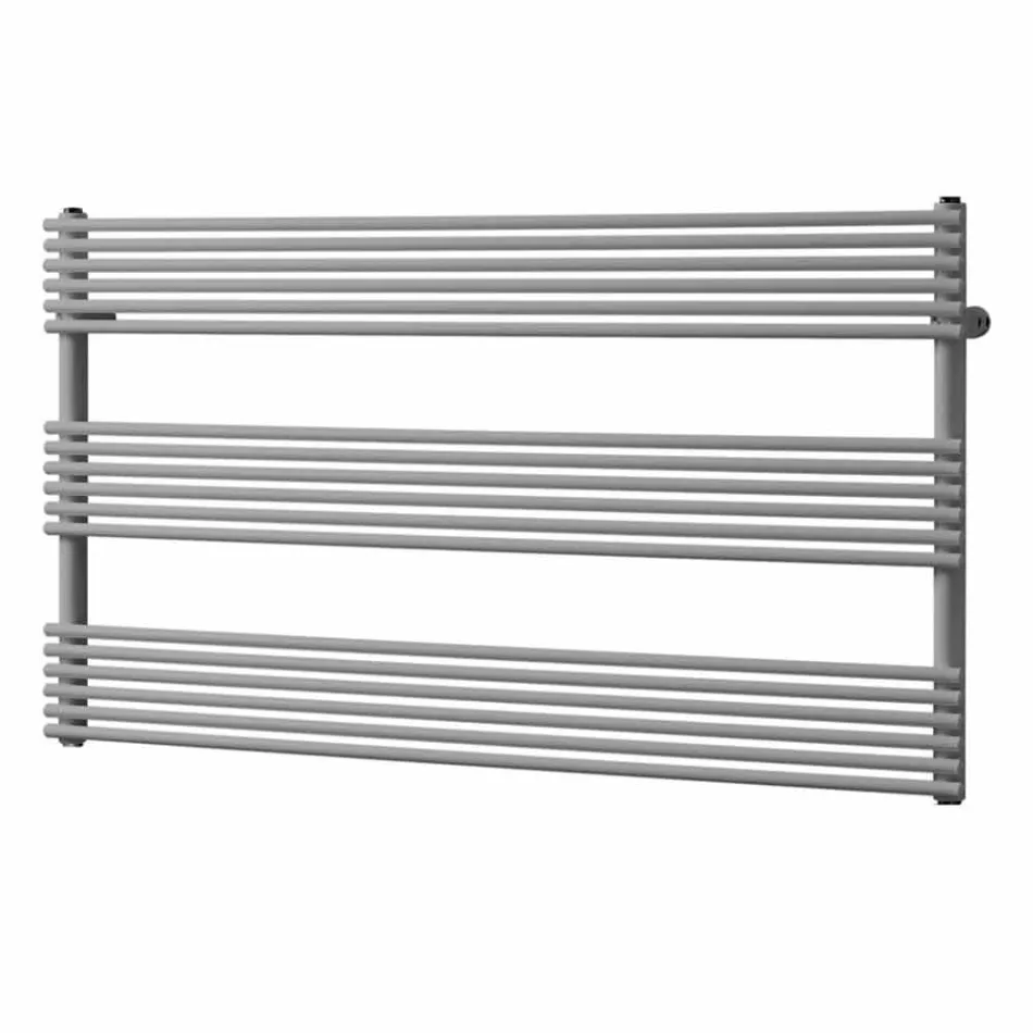 Încălzitor de prosoape cu radiator orizontal în design de oțel 750 W - Nibbio Viadurini