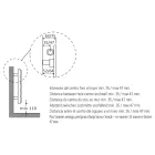 Radiator unic hidraulic din oțel carbon negru Fabricat în Italia - Ciro Viadurini