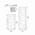 Radiator modern cu design vertical hidraulic de până la 903 W - Scuba Viadurini