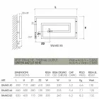 Radiator crom Snake Scirocco H, design Viadurini