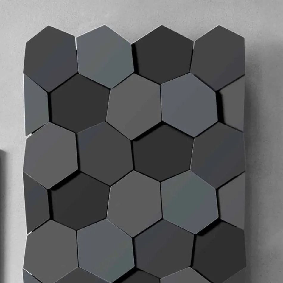 Radiator de design modern în oțel Design vertical 834 wați - miere Viadurini