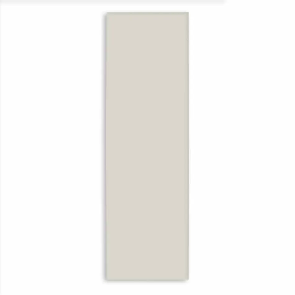 Radiator cu design vertical din oțel alb cenușiu până la 839 W - Gheață Viadurini