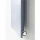 Radiator cu design vertical din oțel gri ardezie până la 626 W - Gheață Viadurini