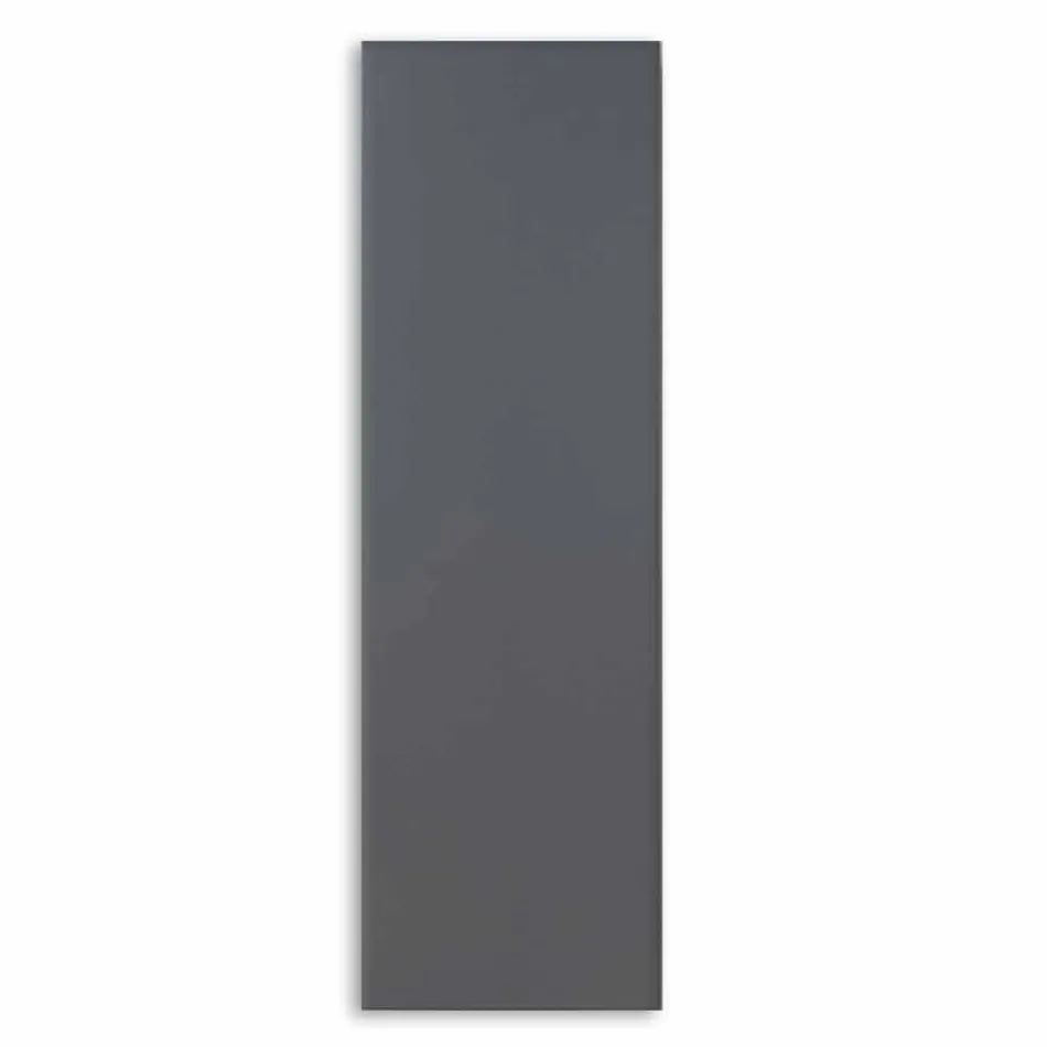 Radiator cu design vertical din oțel gri ardezie până la 626 W - Gheață Viadurini