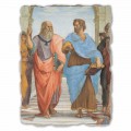 Raffaello Sanzio „Scoala din Atena“ parte. Platon și Artistotele